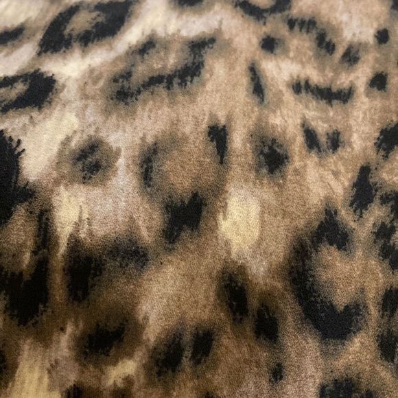 Laurie Felt Long Sleeves Leopard Dress Large NWT - Picture 5 of 6